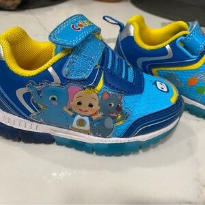 Blue CoComelon toddler light up shoes